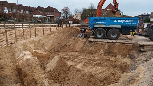 Baufortschritt am 9.4.2024