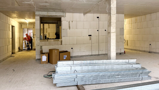 Baufortschritt am 7.11.2024