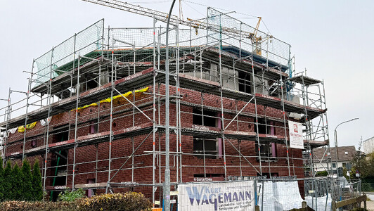 Baufortschritt am 7.11.2024