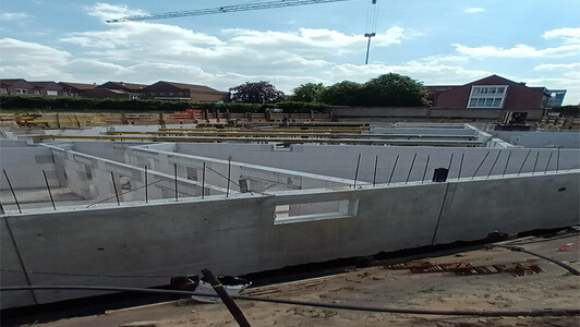 Baufortschritt am 7.6.2024